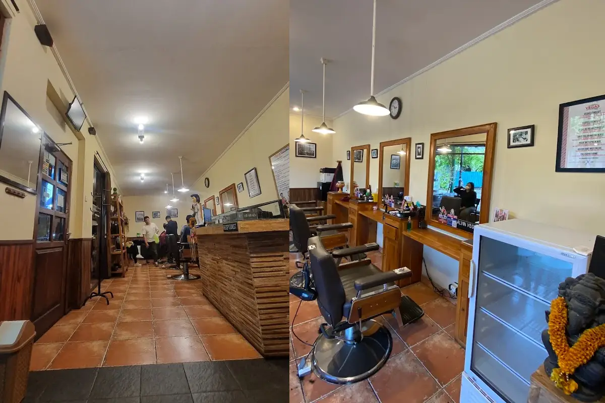 10 barbershop terbaik di denpasar 17 Suasana interior vegas barbershop di jalan hayam wuruk, denpasar timur.